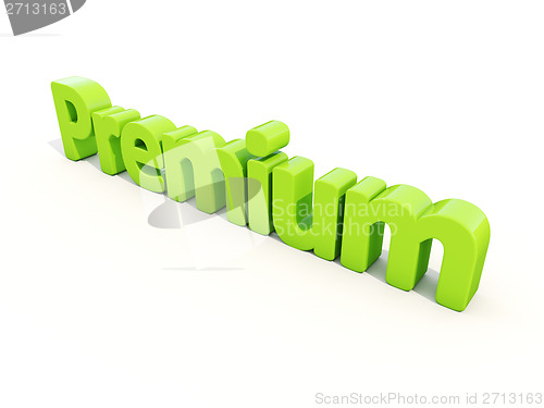 Image of 3d word premium