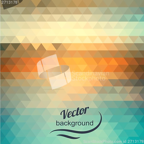 Image of Abstract geometric background of the triangles