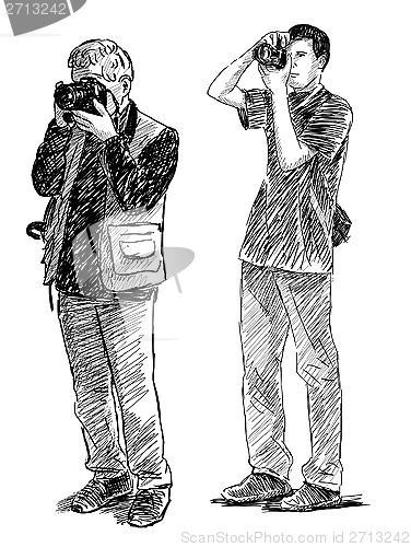 Image of two photographers