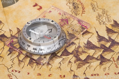 Image of Compass and Map