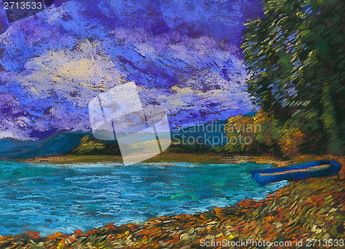 Image of pastel landscape