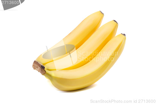 Image of Close-up of three sweet bananas