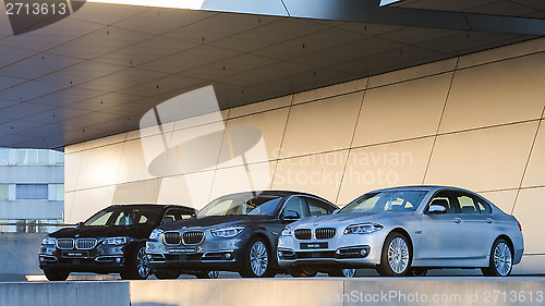 Image of New collection of powerful BMW 535 business and family classes