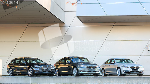 Image of New entire model line of powerful BMW 535 family and business cl