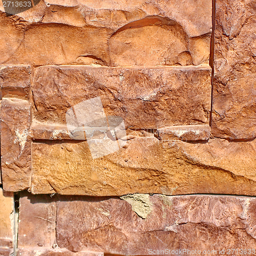 Image of  Wall built of natural stone