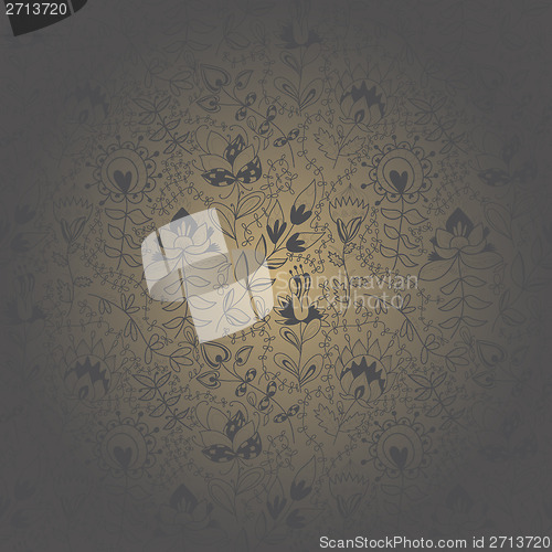 Image of Seamless texture with flowers