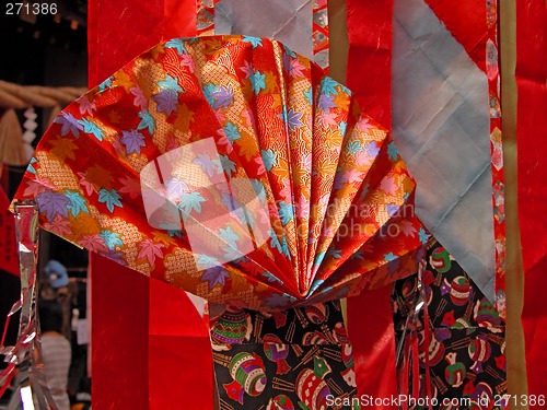 Image of Fan origami decoration