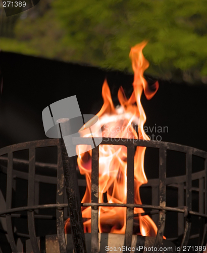 Image of Burning torch