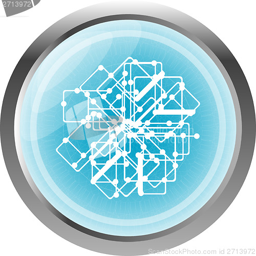 Image of infographics element with a map of the city or metro, web icon