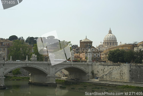 Image of view of vatican from tiber river