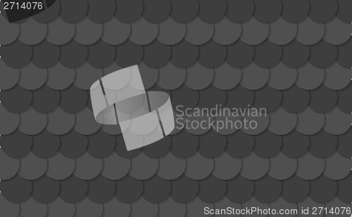 Image of Abstract black circles tech background