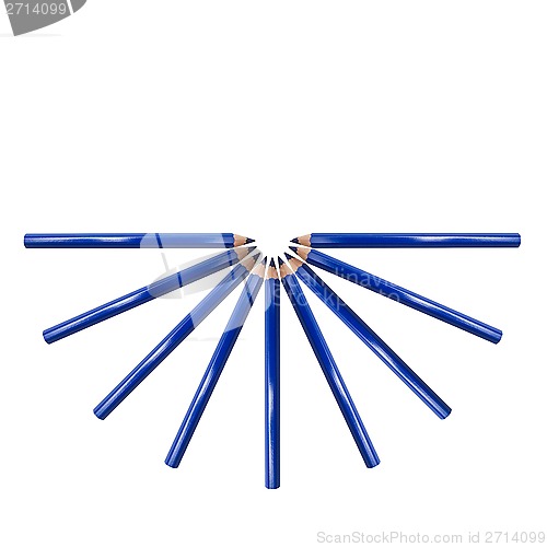 Image of Blue Color Pencil