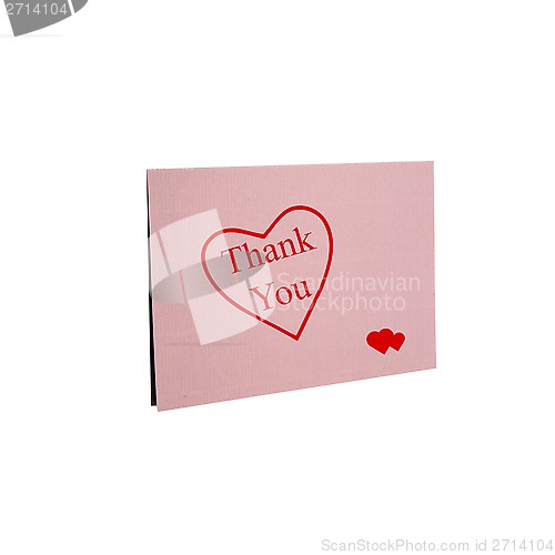 Image of Thank you Card