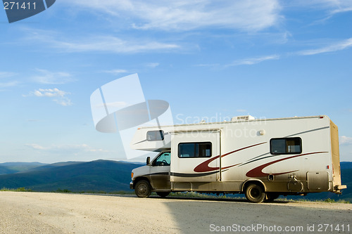 Image of RV on the road