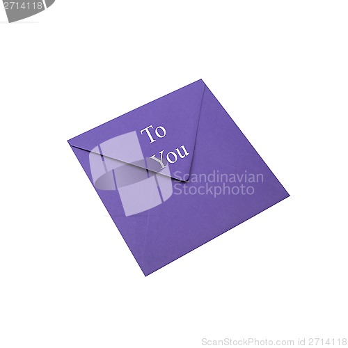 Image of Purple Envelope