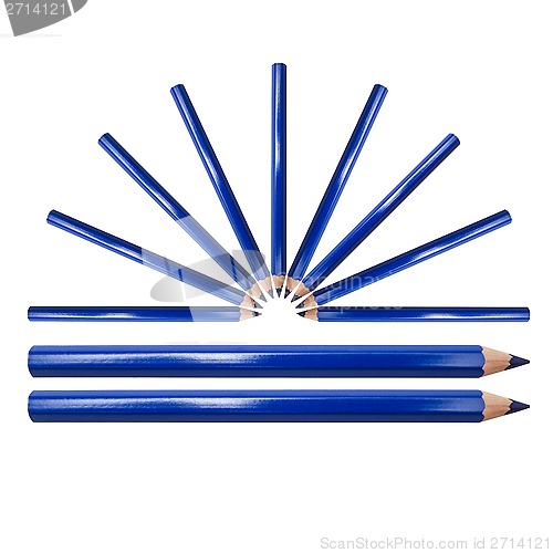 Image of Blue Color Pencil