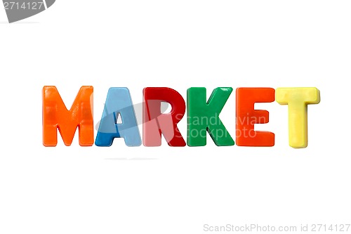 Image of Letter magnets MARKET