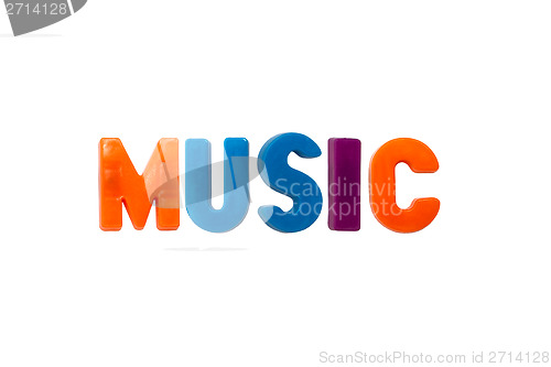 Image of Letter magnets MUSIC