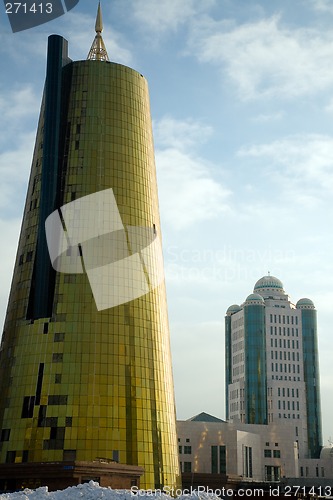 Image of Modern office buildings.