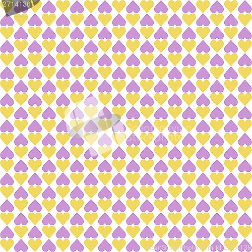 Image of Seamless Hearts Pattern