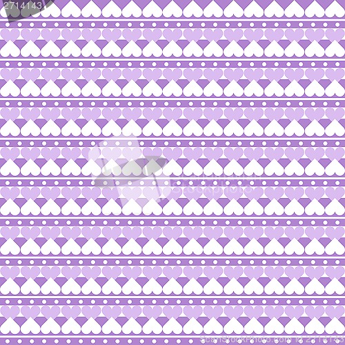 Image of Seamless Hearts Pattern