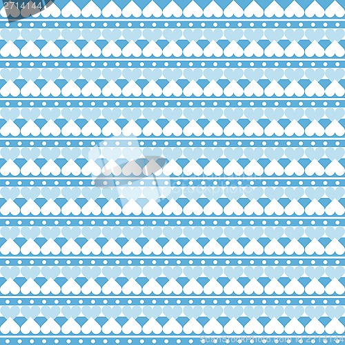 Image of Seamless Hearts Pattern