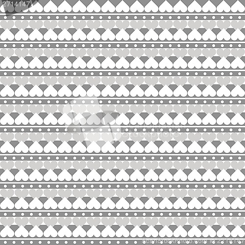 Image of Seamless Hearts Pattern
