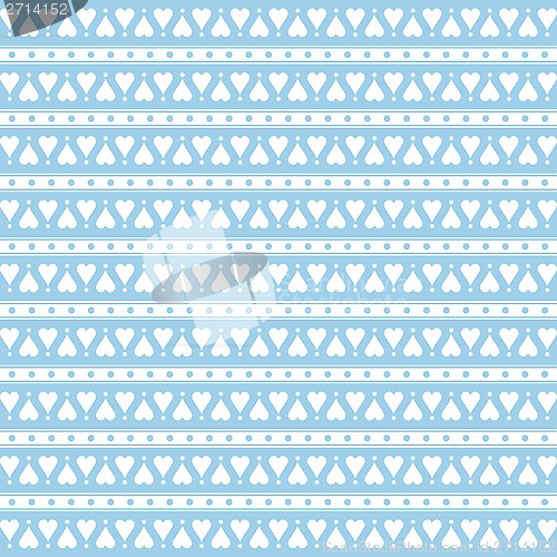 Image of Seamless Hearts Pattern