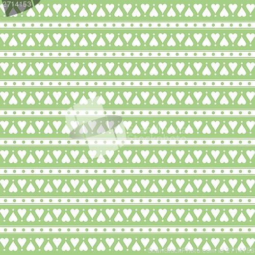 Image of Seamless Hearts Pattern