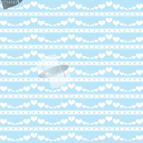 Image of Seamless Hearts Pattern