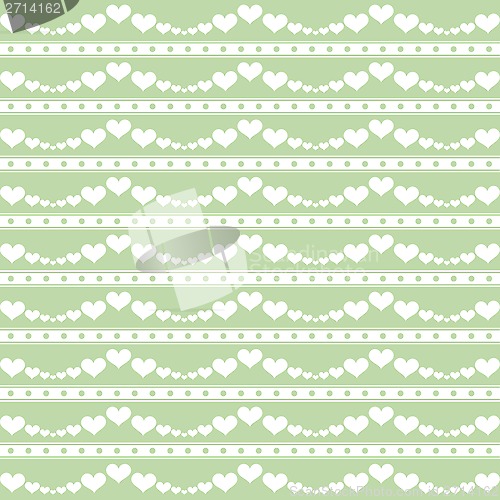Image of Seamless Hearts Pattern