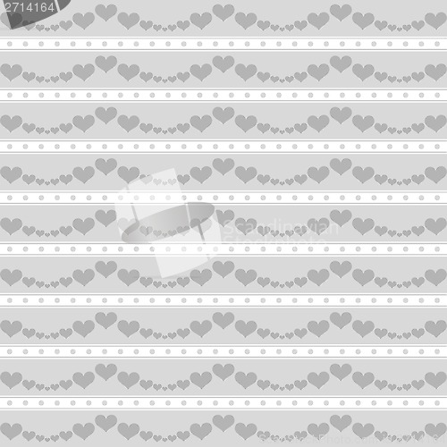 Image of Seamless Hearts Pattern