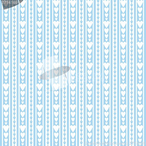 Image of Seamless Hearts Pattern