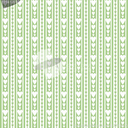 Image of Seamless Hearts Pattern
