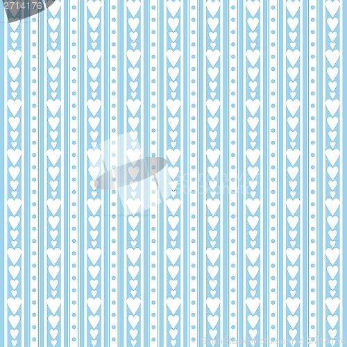 Image of Seamless Hearts Pattern