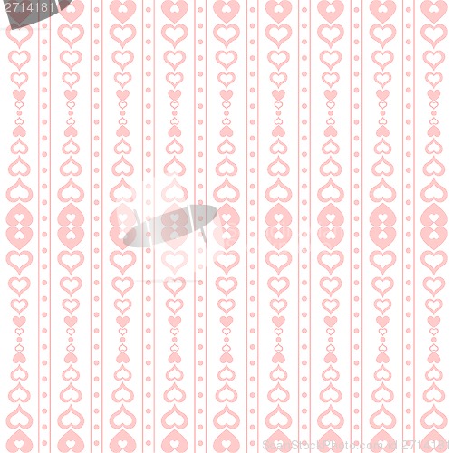 Image of Seamless Hearts Pattern