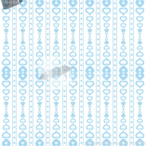 Image of Seamless Hearts Pattern