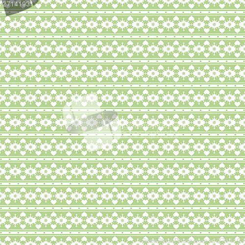 Image of Seamless Hearts Pattern