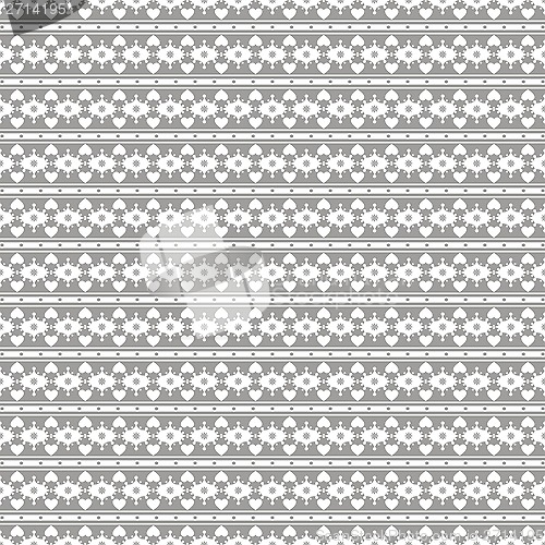 Image of Seamless Hearts Pattern