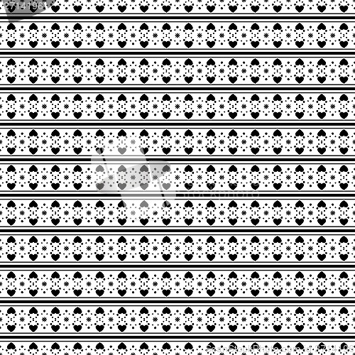 Image of Seamless Hearts Pattern