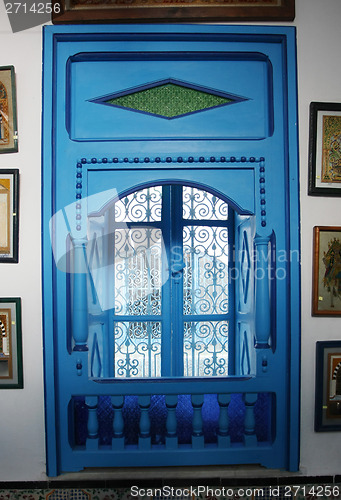 Image of Blue window in Sidi Bou Said