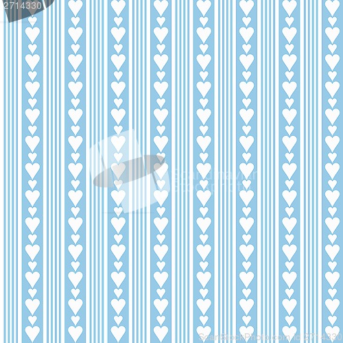 Image of seamless hearts pattern
