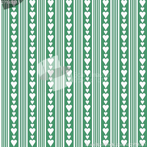 Image of seamless hearts pattern