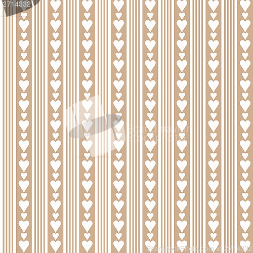 Image of seamless hearts pattern