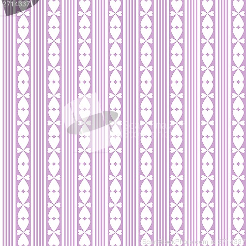 Image of seamless hearts pattern