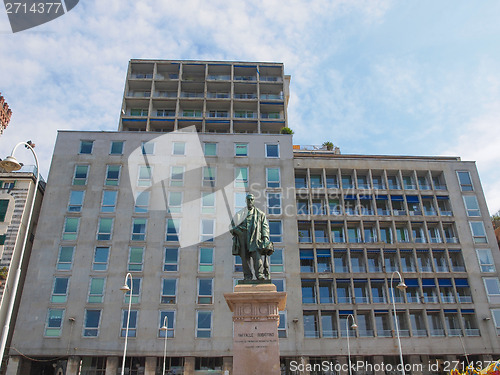 Image of Raffaele Rubattino statue in Genoa