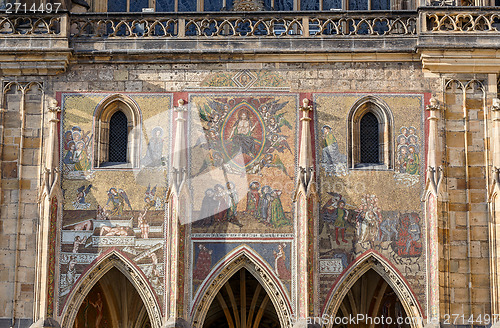 Image of st. vitus cathedral in prague czech republic