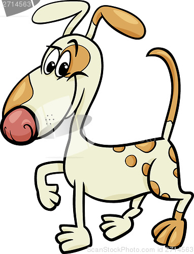 Image of spotted dog cartoon illustration