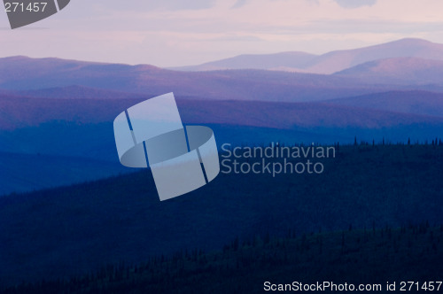 Image of Sunset in the mountains