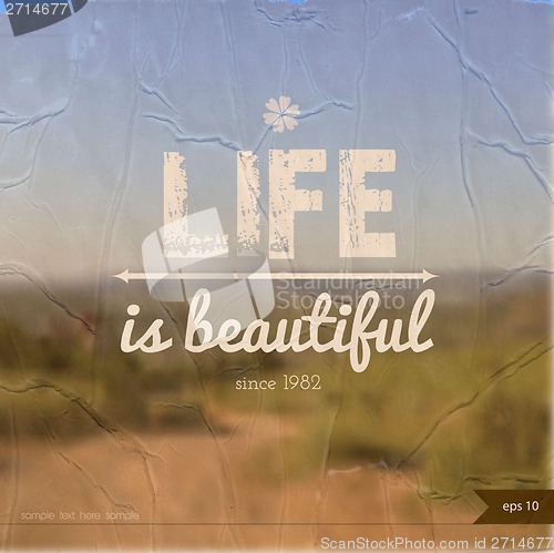 Image of Vector summer background